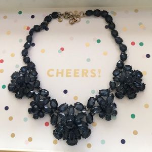 J.Crew Navy Crystal Necklace